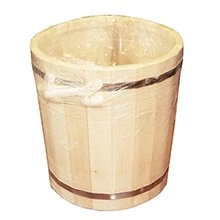 Ведро для бани липа